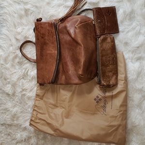 Patricia Nash Destressed Backpack Set